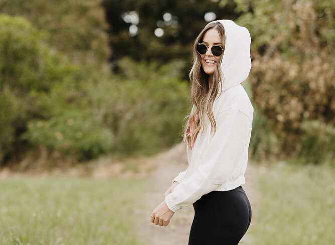 Photo of someone in exercise gear