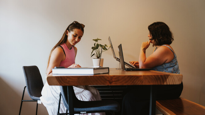 Photo of Renew Room working hard