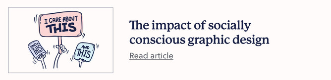 Blog that links to: The impact of socially conscious graphic design