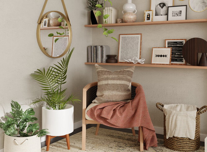 Photo showing a clean workspace